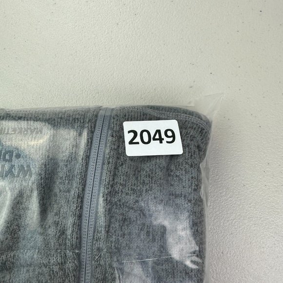 The North Face Sweater Fleece Vest Men's Medium S Gray Full-Zip w/Logos New NWT - Picture 11 of 11